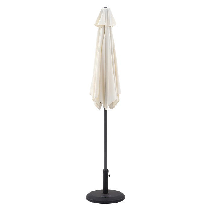 アルミパラソル 240cm アイボリー アイボリー 2020 ×2400 ×2200 ベース別売り fj-37851の画像