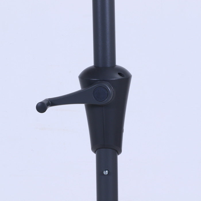 半円パラソル ブラウン ブラウン 2700 ×1390 ×2340 ベース別売り fj-37855の画像