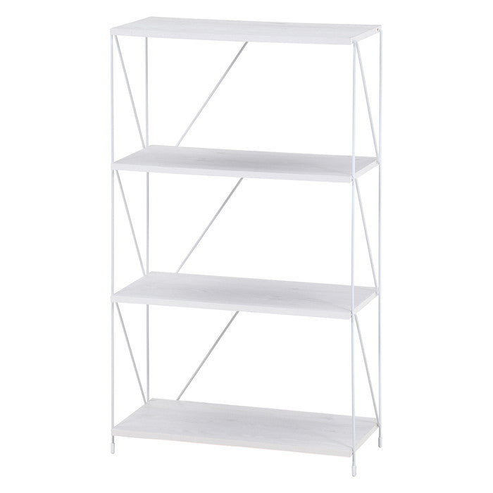 EZBO ワイヤーラック4段 60幅 WHW ホワイトウォッシュ 幅620×奥行310×高さ1039 fj-37873の画像