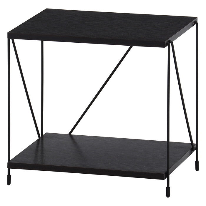 EZBO ワイヤーラック2段 40幅 BK ブラック 幅420×奥行310×高さ387 fj-37874の画像