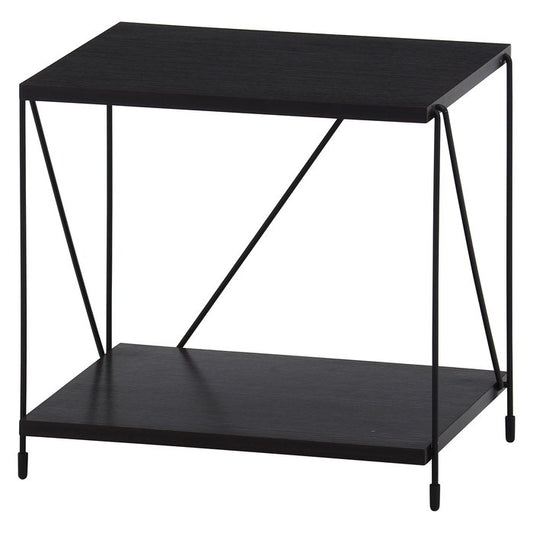 EZBO ワイヤーラック2段 40幅 BK ブラック 幅420×奥行310×高さ387 fj-37874の画像