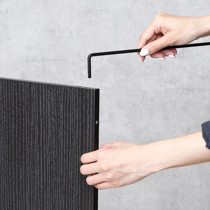 EZBO ワイヤーラック4段 40幅 BK ブラック 幅420×奥行310×高さ1039 fj-37878の画像