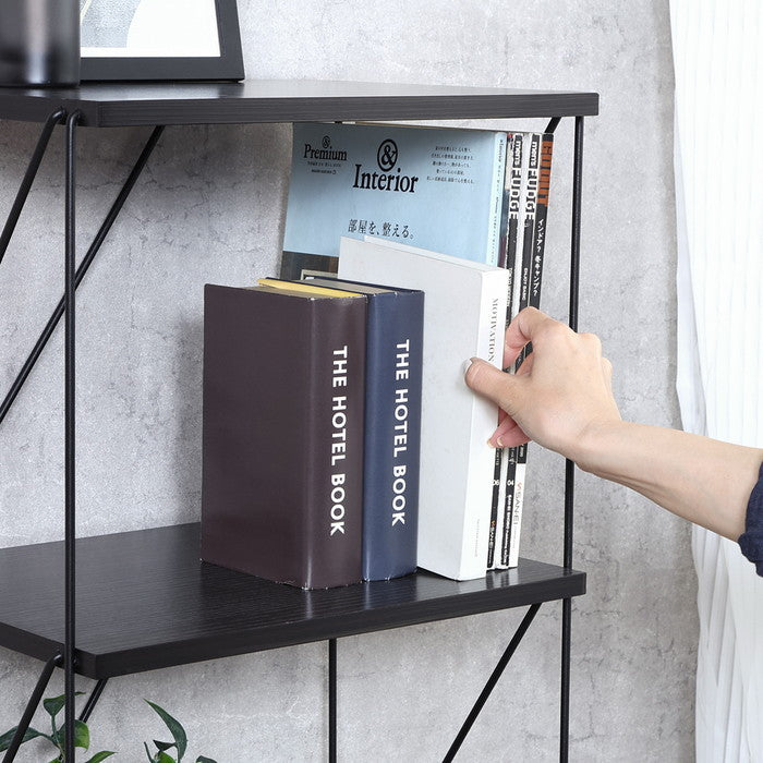 EZBO ワイヤーラック4段 40幅 BK ブラック 幅420×奥行310×高さ1039 fj-37878の画像