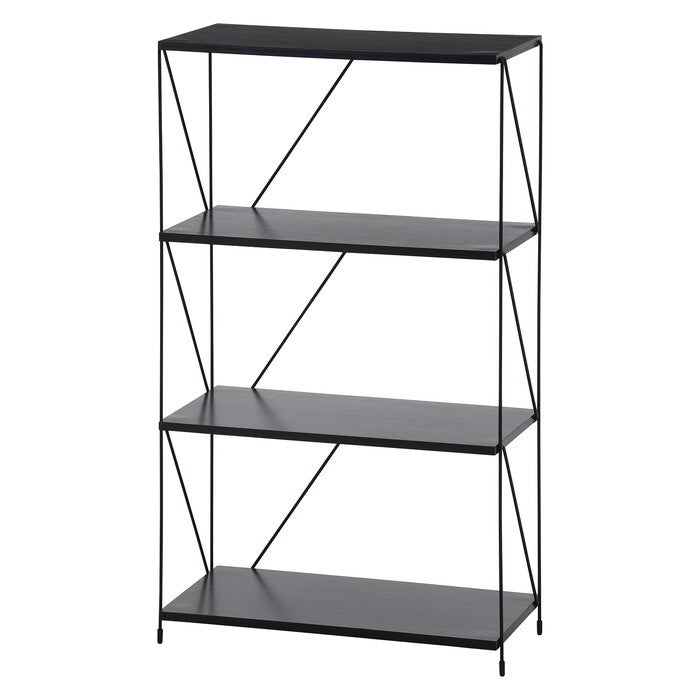 EZBO ワイヤーラック4段 60幅 BK ブラック 幅620×奥行310×高さ1039 fj-37879の画像