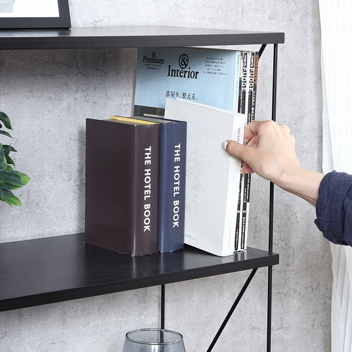 EZBO ワイヤーラック4段 60幅 BK ブラック 幅620×奥行310×高さ1039 fj-37879の画像