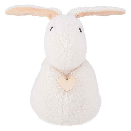 ドアストッパー アニマル ウサギ WH 完成品 W150×D280×H200mm 1kg fj-37893の画像