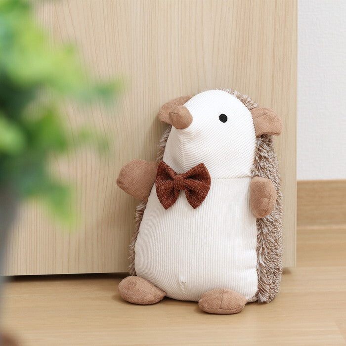 ドアストッパー アニマル ハリネズミ BR 完成品 W190×D150×H210mm 1kg fj-37894の画像