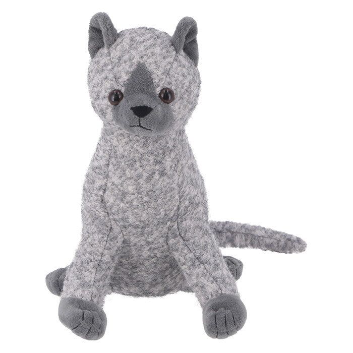 ドアストッパー アニマル ネコ GY 完成品 W165×D160×H260mm 1kg fj-37896の画像