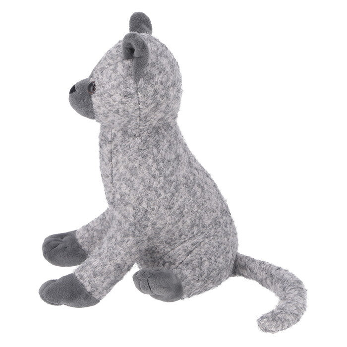 ドアストッパー アニマル ネコ GY 完成品 W165×D160×H260mm 1kg fj-37896の画像