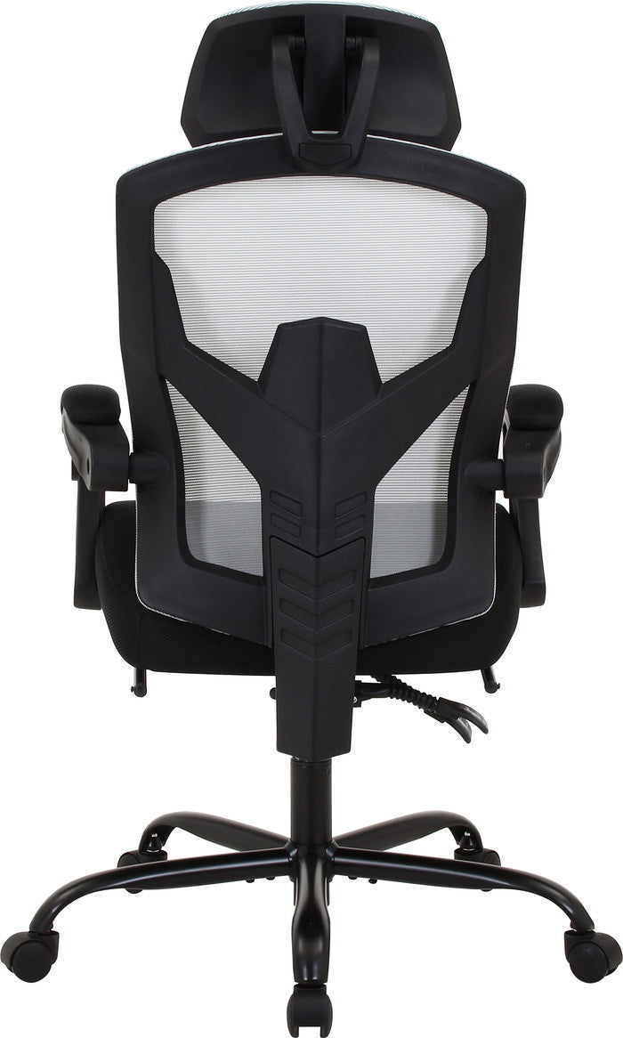 メッシュリクライニングチェア スリープ2 GY 3509F-1W グレｰ 幅660×奥行665?1245×高さ1125?1220mm fj-37912の画像