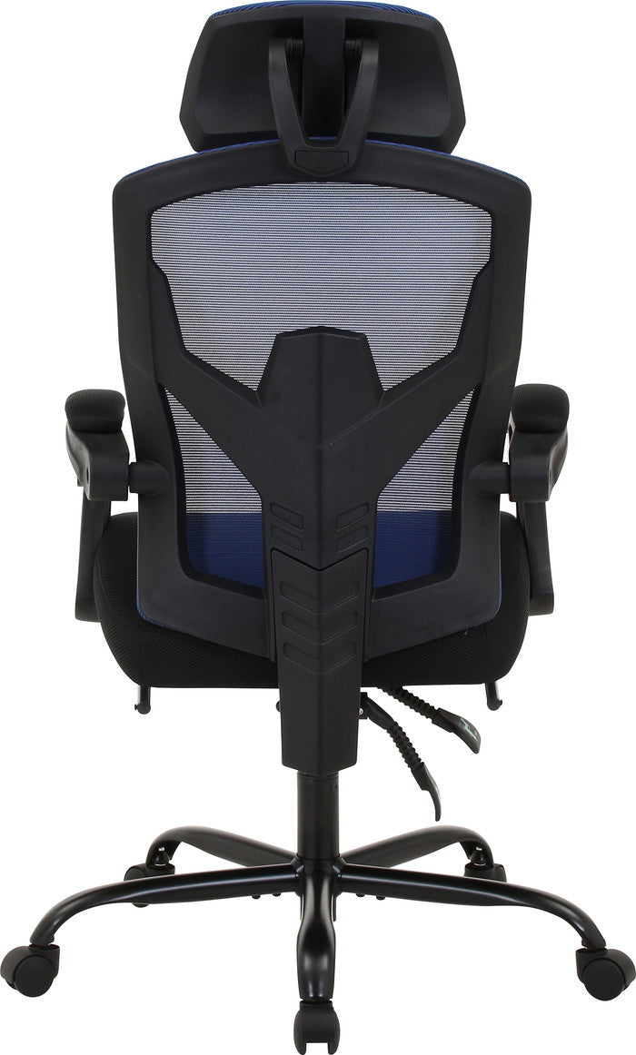 メッシュリクライニングチェア スリープ2 NV 3509F-1W ネイビｰ 幅660×奥行665?1245×高さ1125?1220mm fj-37913の画像