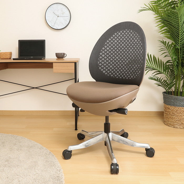 OVOチェア BK TYJAVP ブラック 幅660×奥行665×高さ980?1075mm fj-37920の画像