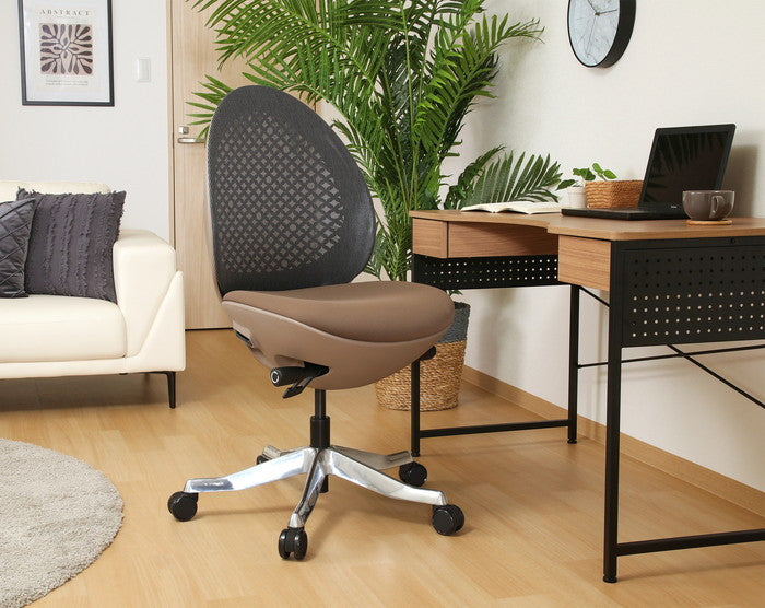 OVOチェア BK TYJAVP ブラック 幅660×奥行665×高さ980?1075mm fj-37920の画像