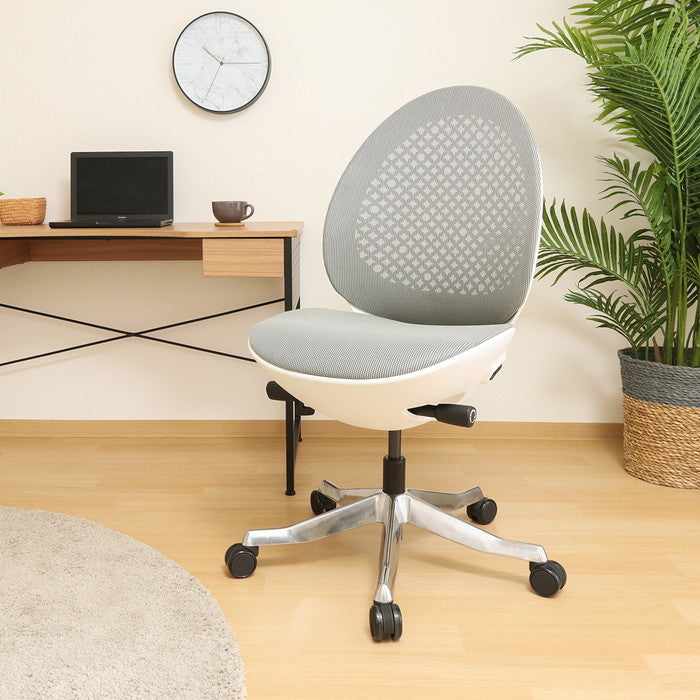 OVOチェア WH PYJAVP ホワイト 幅660×奥行655×高さ980?1075mm fj-37921の画像