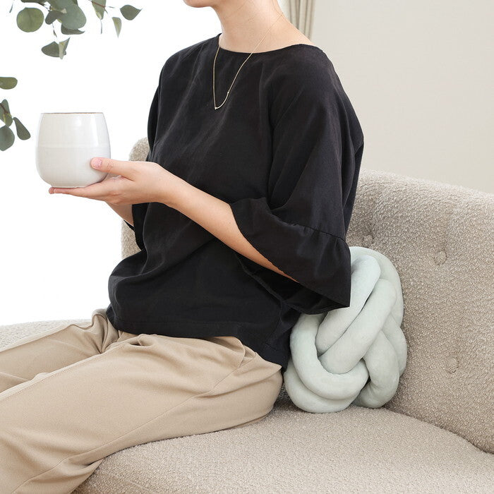 ボールクッション チャンキー φ24cm GR 完成品 W240×D240×H240mm 0.53kg fj-37931の画像