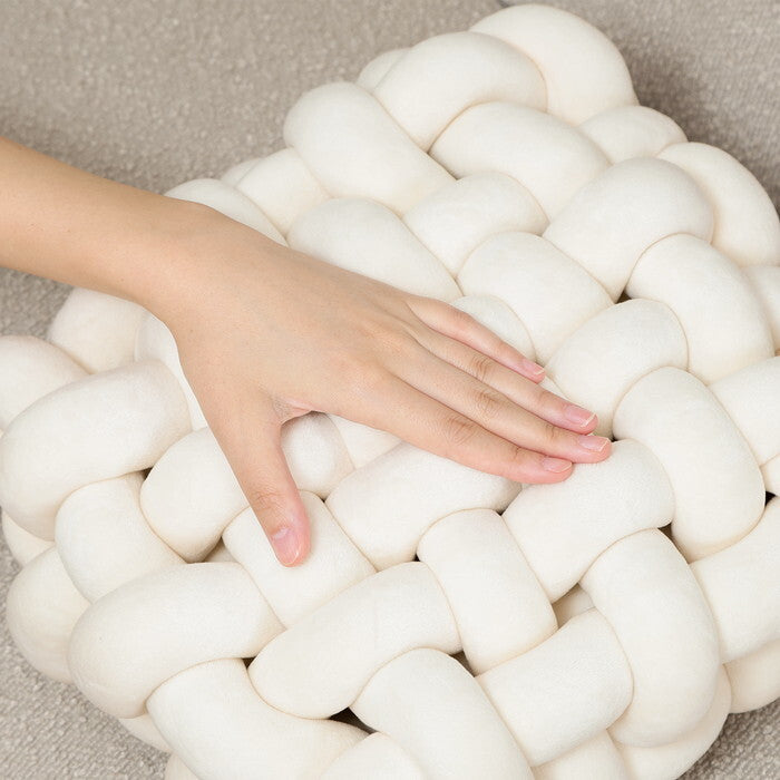 スクエアクッション チャンキー 34×34cm IV 完成品 W340×D340×H120mm 1kg fj-37936の画像