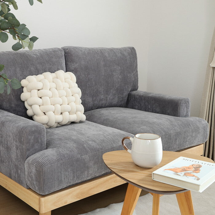 スクエアクッション チャンキー 34×34cm IV 完成品 W340×D340×H120mm 1kg fj-37936の画像