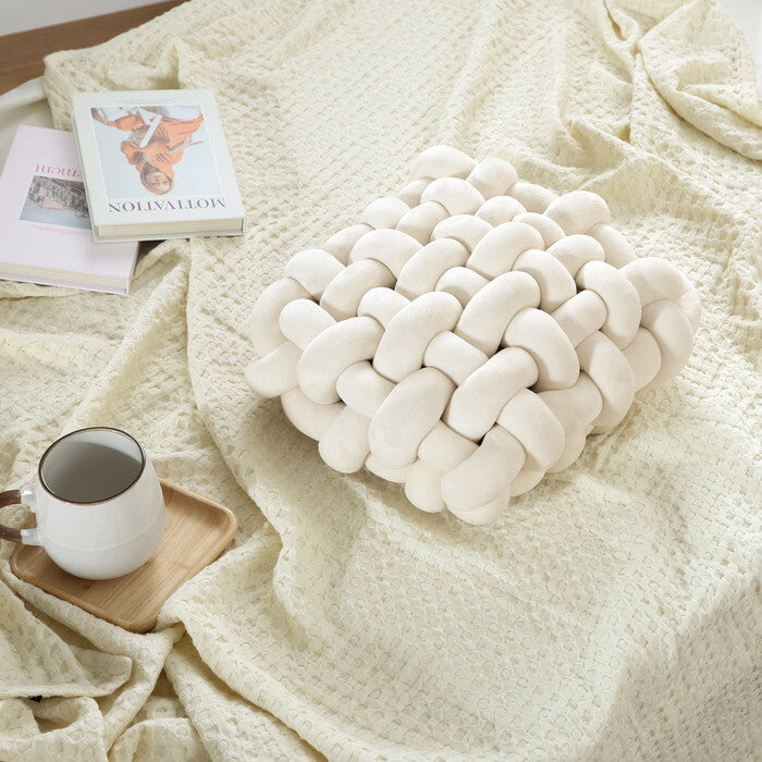 スクエアクッション チャンキー 34×34cm IV 完成品 W340×D340×H120mm 1kg fj-37936の画像