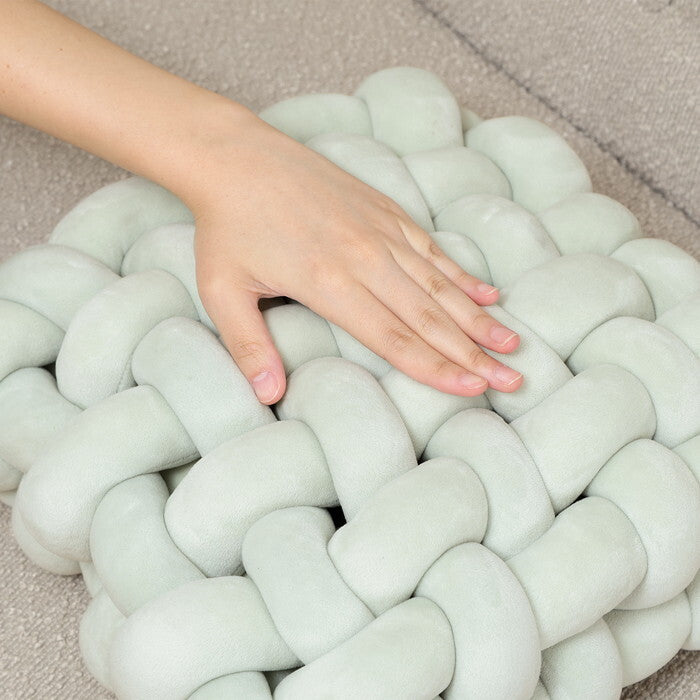 スクエアクッション チャンキー 34×34cm GR 完成品 W340×D340×H120mm 1kg fj-37937の画像