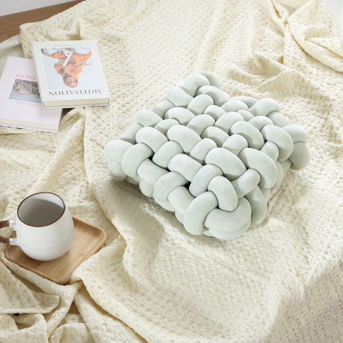 スクエアクッション チャンキー 34×34cm GR 完成品 W340×D340×H120mm 1kg fj-37937の画像