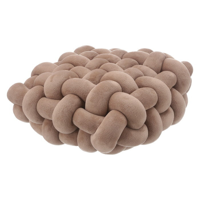 スクエアクッション チャンキー 34×34cm BR 完成品 W340×D340×H120mm 1kg fj-37938の画像