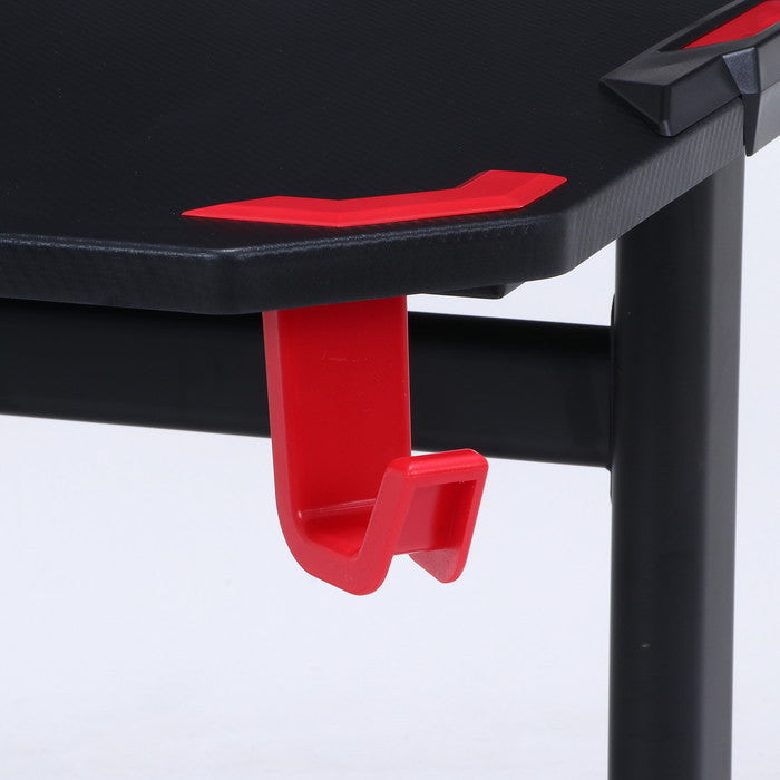 ゲーミングデスク ゼノ イージー01 レッド AA-1802 fj-38132の画像