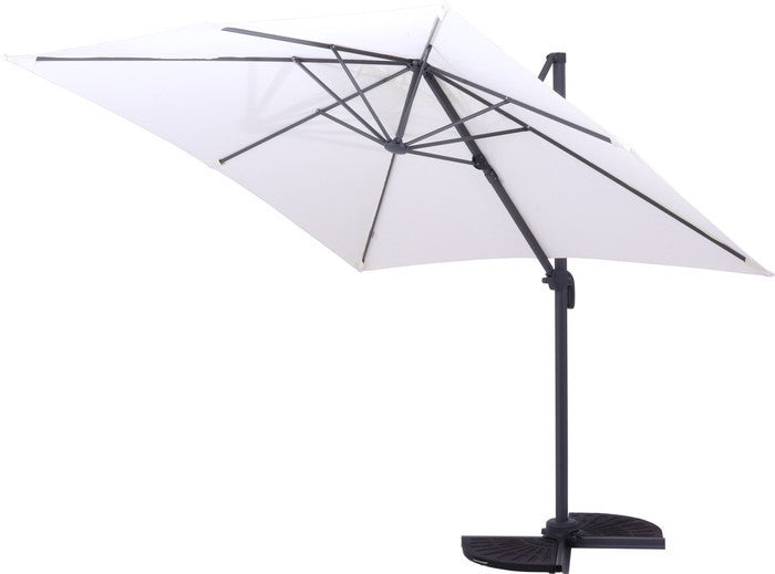 ハンギングパラソル 90段調整 IV アイボリー 2450×3060×2430 fj-38163の画像