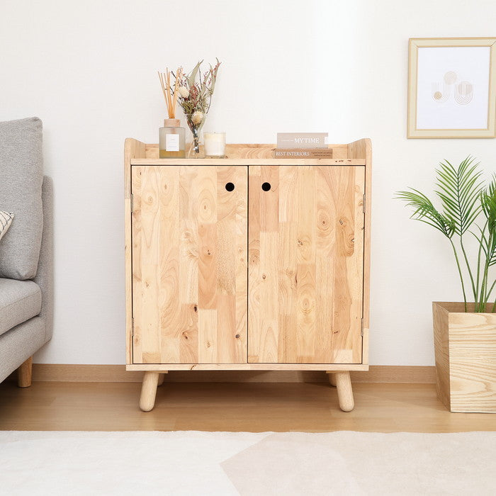 NS 壁面収納ユニット ボトムキャビネット 4860-2 ナチュラル 幅700×奥行400×高さ800mm fj-38392の画像