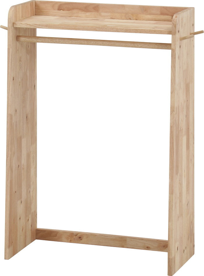 NS 壁面収納ユニット トップハンガーラック 4860-5 ナチュラル 幅700×奥行340×高さ1000mm fj-38393の画像