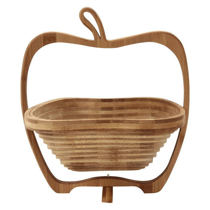 りんごバスケットM 28681 ナチュラル 幅270×奥行230×高さ300 fj-38534の画像