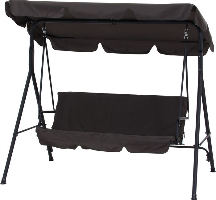 ブランコ 3P ポルド クッション付き GY グレー 幅1700×奥行1100×高さ1530mm fj-38705の画像