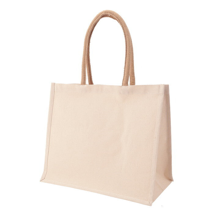 コットンバッグ M NA 完成品 W360×D190×H315mm 0.2kg fj-38720の画像