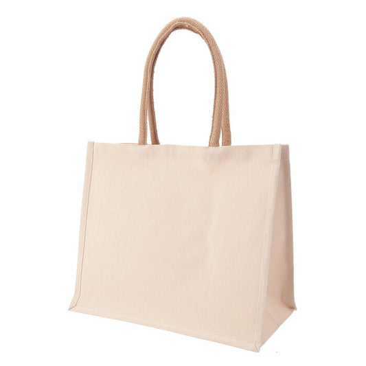 コットンバッグ M NA 完成品 W360×D190×H315mm 0.2kg fj-38720の画像