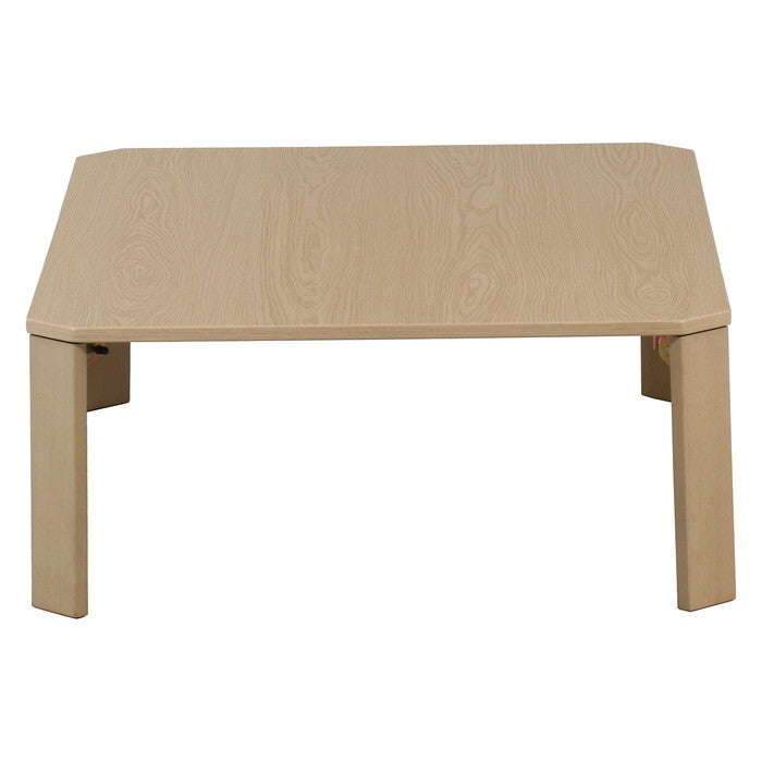 ローテーブル UVモダンローテーブル エルフ ホワイトオーク 105x75 完成品 W1050×D750×H317mm 12.2kg fj-38826の画像
