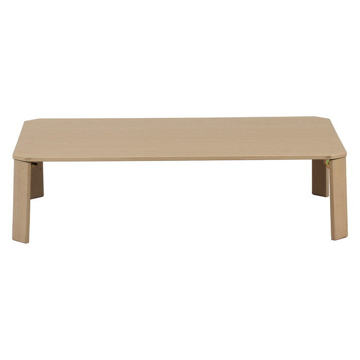 ローテーブル UVモダンローテーブル エルフ ホワイトオーク 120x75 完成品 W1200×D750×H317mm 14kg fj-38827の画像