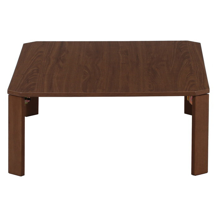 ローテーブル UVモダンローテーブル Latte ウォルナット 105x75 完成品 W1050×D750×H317mm 12.2kg fj-38829の画像