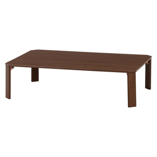 ローテーブル UVモダンローテーブル Latte ウォルナット 120x75 完成品 W1200×D750×H317mm 14kg fj-38830の画像