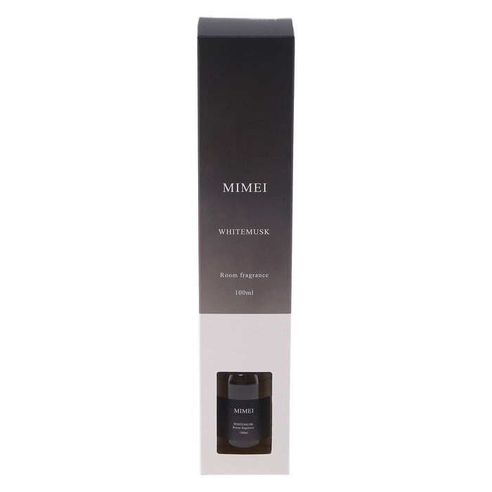 ディフューザー ミメイ 100ml WHITEMUSK ホワイトムスク 完成品 W50×D50×H100mm 0.24kg fj-38981の画像