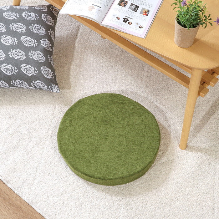 シートクッション Foamy 低反発 円形 サークル KHA 29500 カーキ 完成品 W 0mm 0.285kg fj-39070の画像