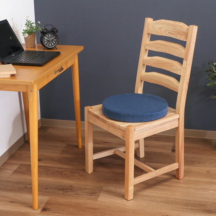 シートクッション Foamy 低反発 円形 サークル NV 29501 ネイビー 完成品 W 0mm 0.285kg fj-39071の画像