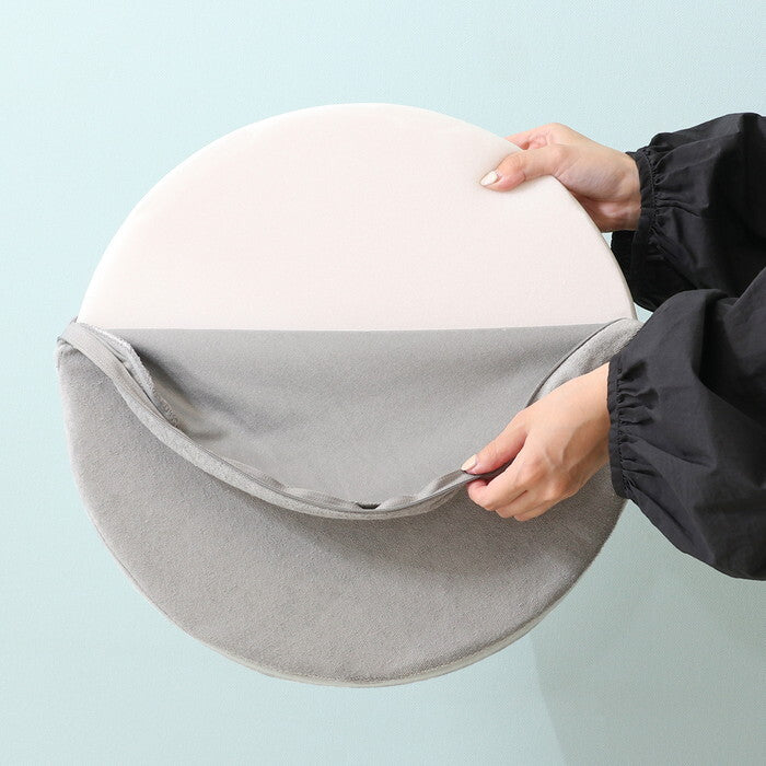 シートクッション Foamy 低反発 円形 サークル GY 29502 グレー 完成品 W 0mm 0.285kg fj-39072の画像