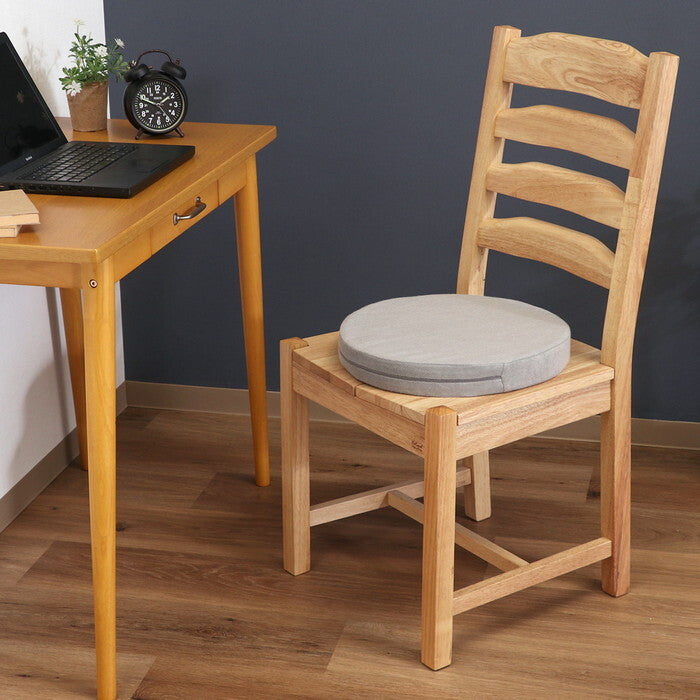 シートクッション Foamy 低反発 円形 サークル GY 29502 グレー 完成品 W 0mm 0.285kg fj-39072の画像