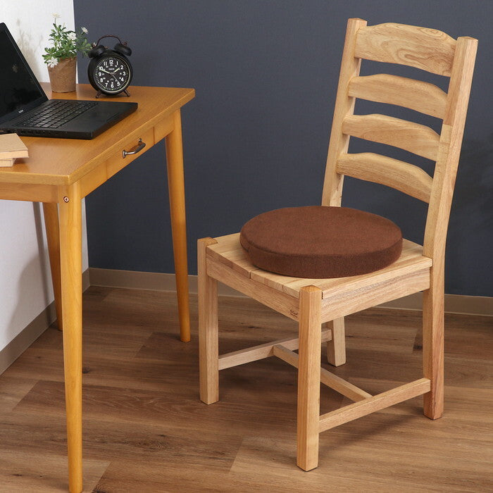 シートクッション Foamy 低反発 円形 サークル BR 29503 ブラウン 完成品 W 0mm 0.285kg fj-39073の画像