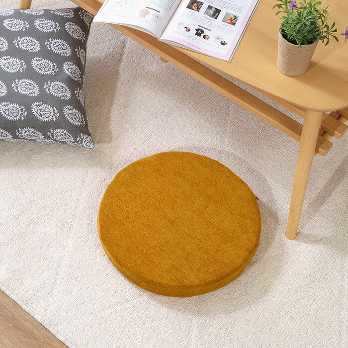 シートクッション Foamy 低反発 円形 サークル CA 29504 キャメル 完成品 W 0mm 0.285kg fj-39074の画像