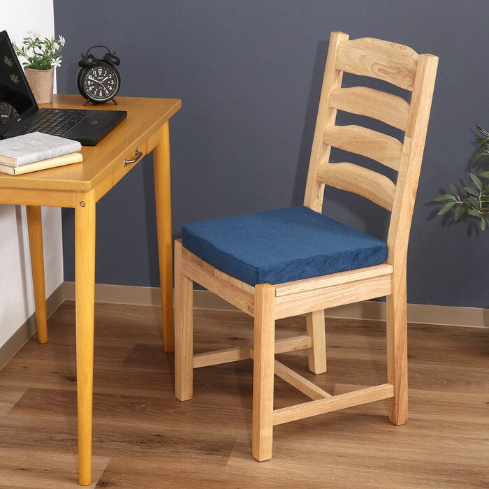 シートクッション Foamy 低反発 四角 スクエア NV 29507 ネイビー 完成品 W 0mm 0.345kg fj-39077の画像