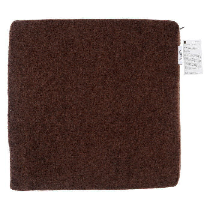 シートクッション Foamy 低反発 四角 スクエア BR 29509 ブラウン 完成品 W 0mm 0.345kg fj-39079の画像