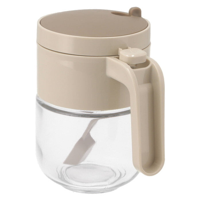 調味料入れ 2way 250ml グレージュ 完成品 W130×D80×H128mm 0.229kg fj-39263の画像
