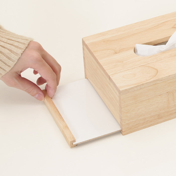 ボヌール ボックスティッシュケース ナチュラル 幅254×奥行134×高さ78 fj-39510の画像