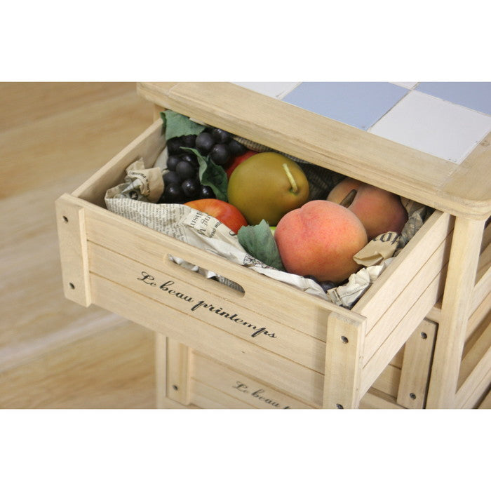 木製4段ボックス HF05-003 N fj-39621の画像