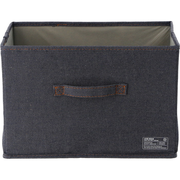 LB デニム調 インナーボックス ブルー 幅380×奥行260×高さ260 fj-39811の画像